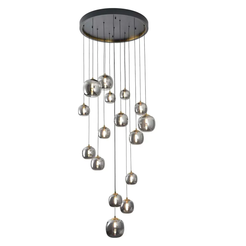 Compra Hoy LÁMPARA DE TECHO 16 LUCES HIERRO PAVÓN/NEGRO NICOLETTA
