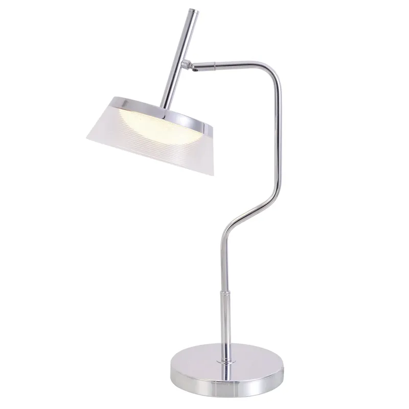 LÁMPARA DE MESA LED 9W 4000K ACERO CROMADO ATENEA Última Versión
