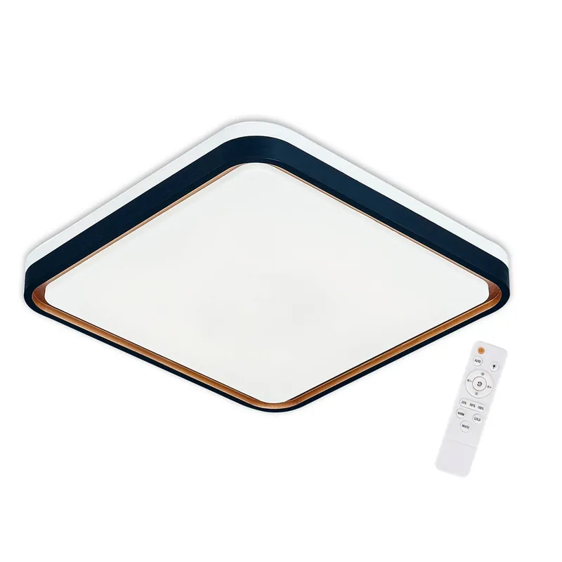 Directo De Fábrica PLAFÓN LED 78W REGULABLE NEGRO ORO CUADRADO TELLUS