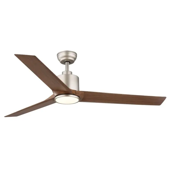 Ocasión Especial Lámparas Globo Lighting Modesto lámpara ventilador de techo LED Gris, 1 luz, Mando a distancia