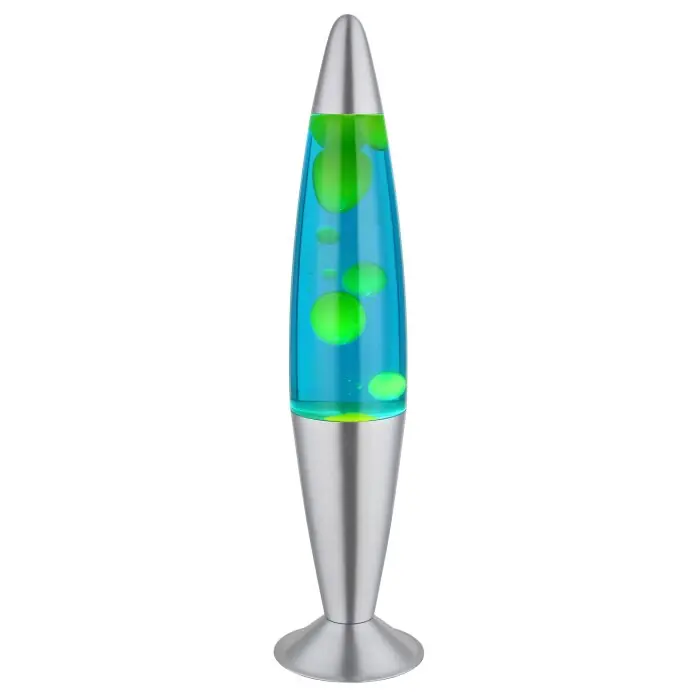 Lámpara de lava Lámparas Globo Lighting Etna Lámpara de lava, Lámparas de mesa LED Plata, 1 luz Precio Reducido