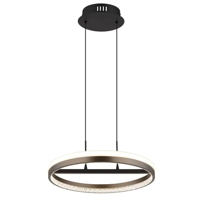 Pago Seguro Lámparas Globo Lighting Della Lámparas suspendidas LED Negro, 1 luz