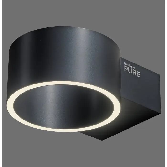 Precio De Fábrica Lámparas Paul Neuhaus Clipse Apliques LED Gris, 2 luces