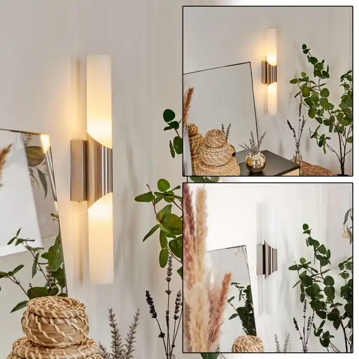Bestseller Morges Aplique Níquel-mate, 2 luces