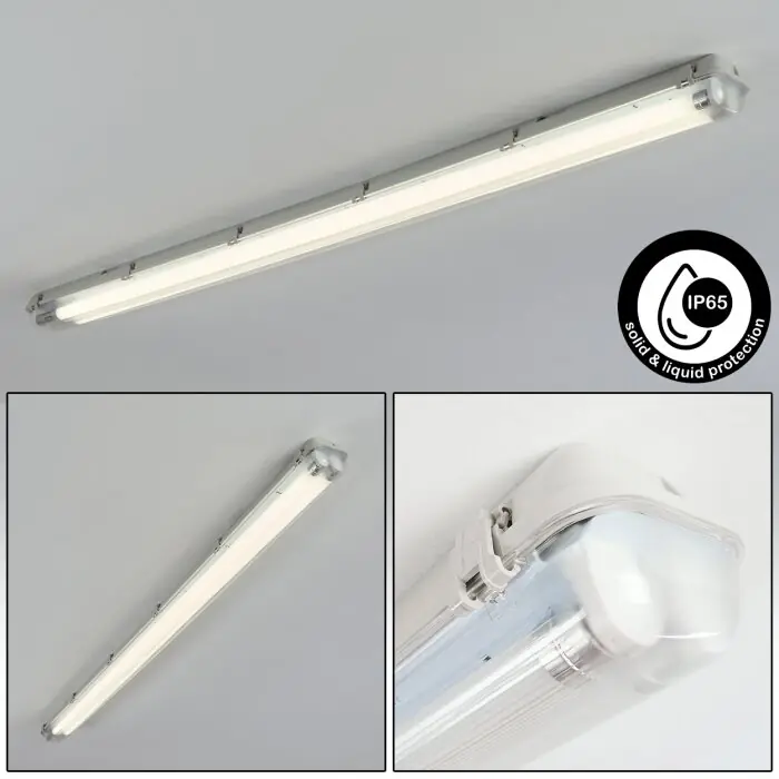 Comprar En Línea Ilena Plafon de exterior, Iluminación exterior, Lámpara de baño, Focos de obra, Plafones LED Gris, 1 luz