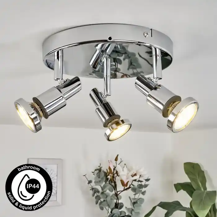 Solo Por Tiempo Limitado Morges Lámpara de Techo Cromo, 3 luces