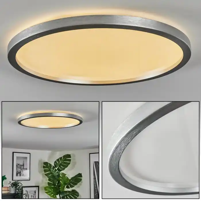 Xarel Plafones, Panel LED Plata, 1 luz Precio Rebajado
