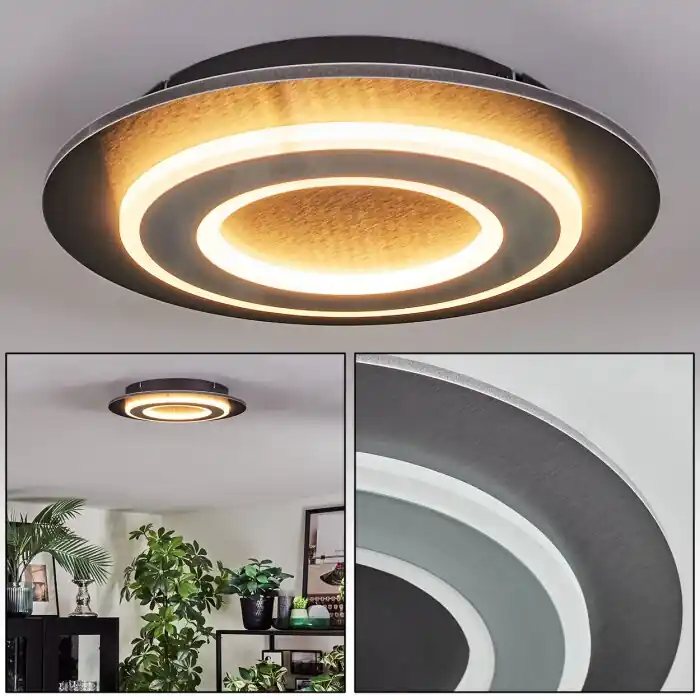 Lidor Plafones LED Negro, 1 luz Ordenar Ahora Mismo