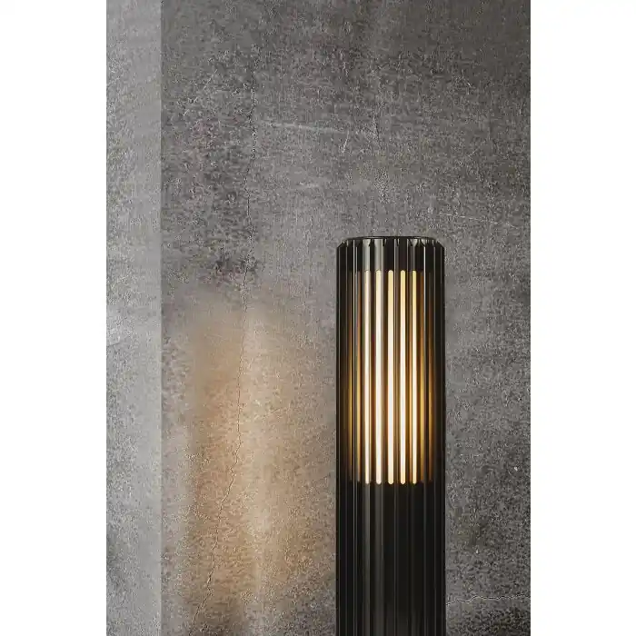 Nordlux MATR Poste de Jardín Negro, 1 luz Marca Reconocida