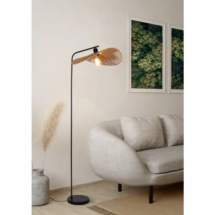 Lámparas Eglo SIRUELA Lámpara de pie Negro, 1 luz Liquidación