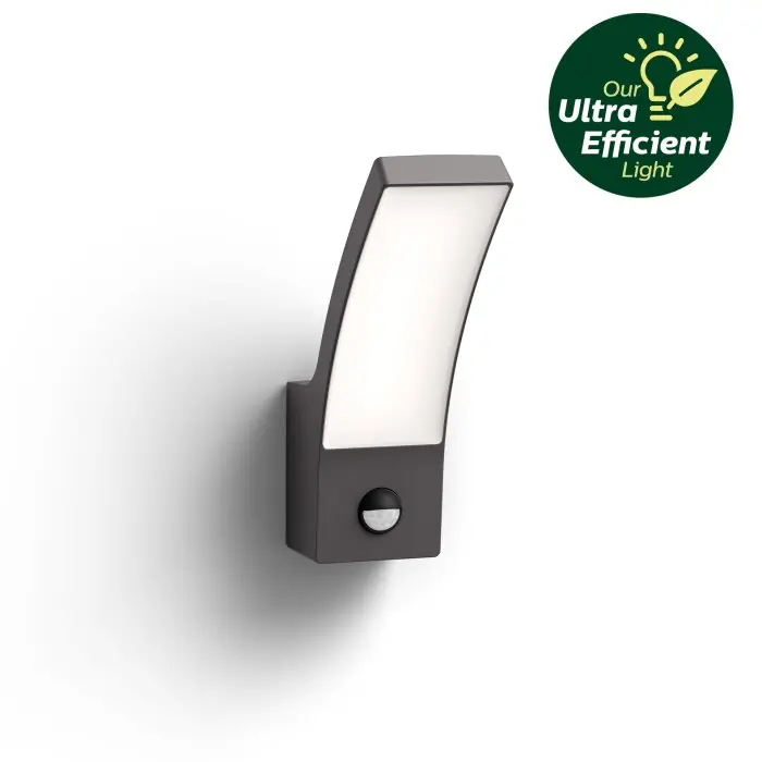 Lámparas Philips Splay Aplique de exterior LED Antracita, 1 luz Certificado