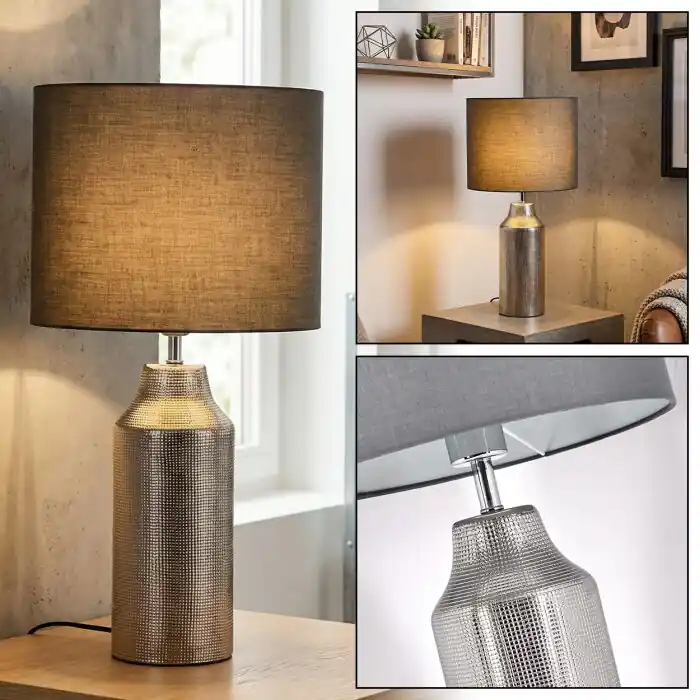 Precio Bajo Ralor Lámparas de mesa Plata, 1 luz