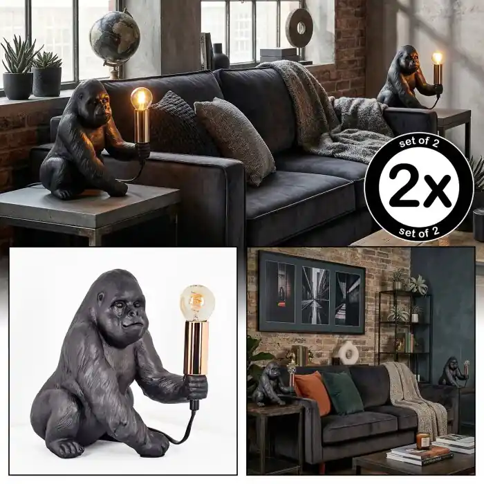 Zarik Lámparas de mesa Cobre, Negro, 1 luz Ordenar Ahora Mismo