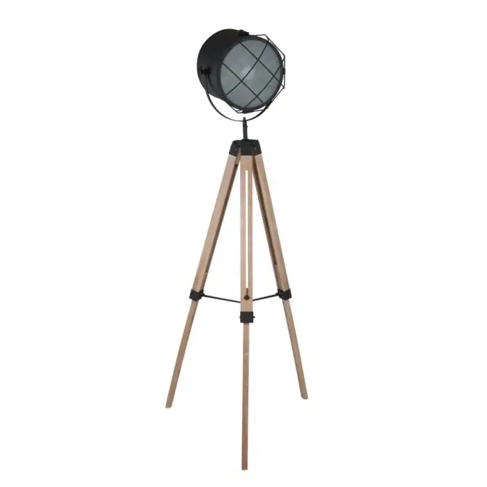 Gran Oferta Steinhauer Twaki Lámpara de Pie Negro, 1 luz
