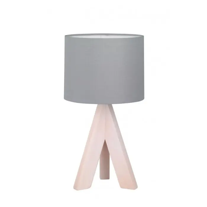 Marca Reconocida Reality GING Lámpara de mesa Madera oscura, Madera clara, 1 luz
