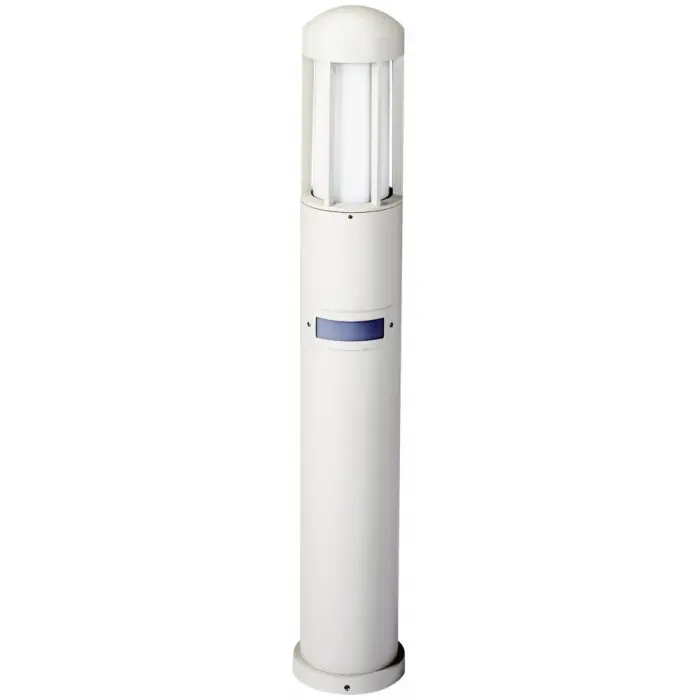 Albert 2009 Poste de jardin Blanca, 1 luz, Sensor de movimiento Oferta De Temporada