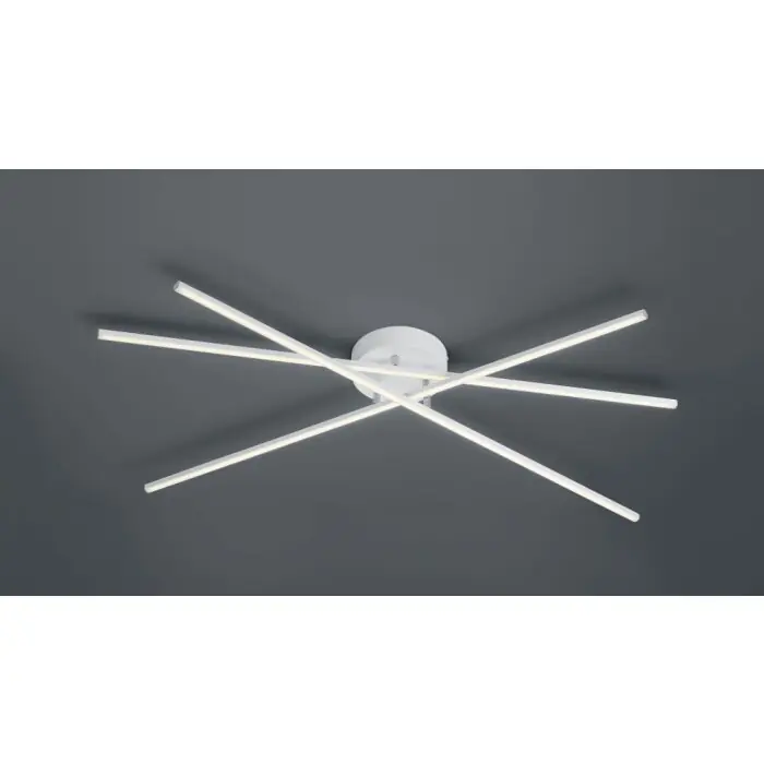 Oferta Flash Trio TIRIAC Lámpara de Techo LED Blanca, 3 luces