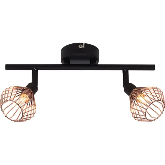 Súper Precio Brilliant Dalma Lámpara de techo Negro, 2 luces