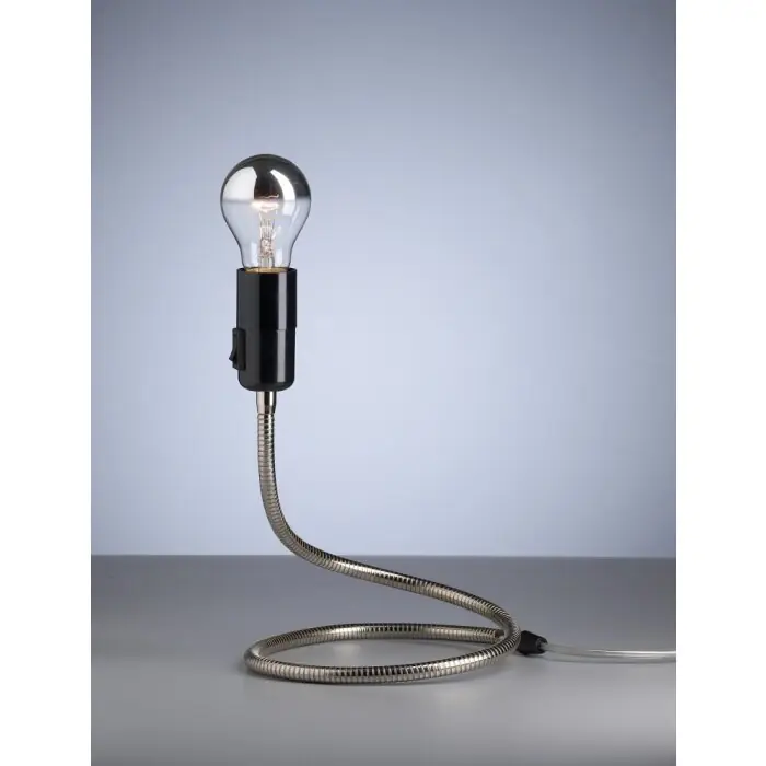 Tecnolumen Lightworm Lámpara de mesa Níquel-mate, 1 luz Mejor Precio