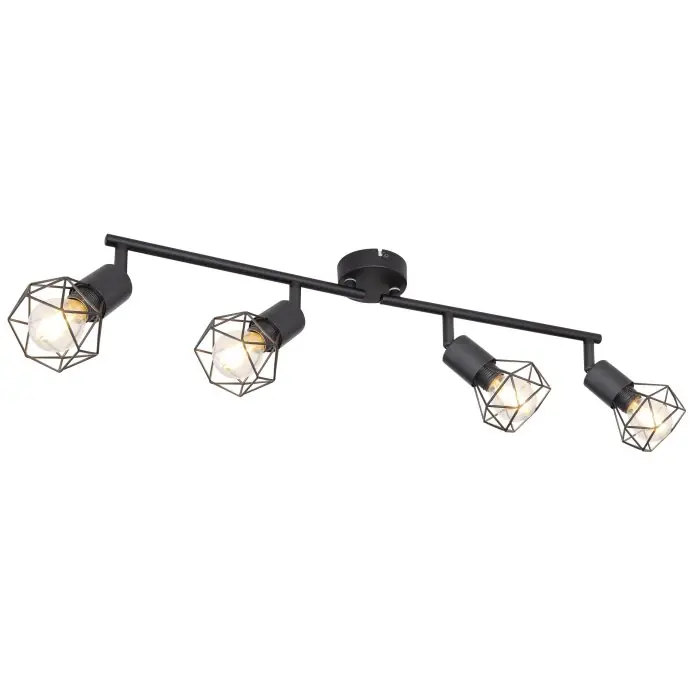 Oferta Flash Globo XARA I Proyector Negro, 4 luces