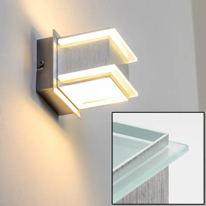 Baltimore Aplique Aluminio, 1 luz Súper Precio