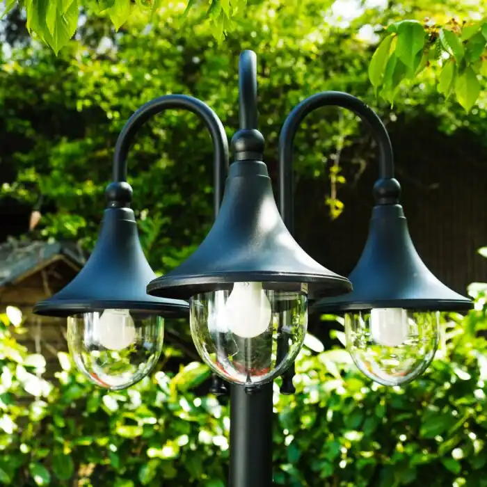 Elgin Candelabro Negro, 3 luces Rebajas