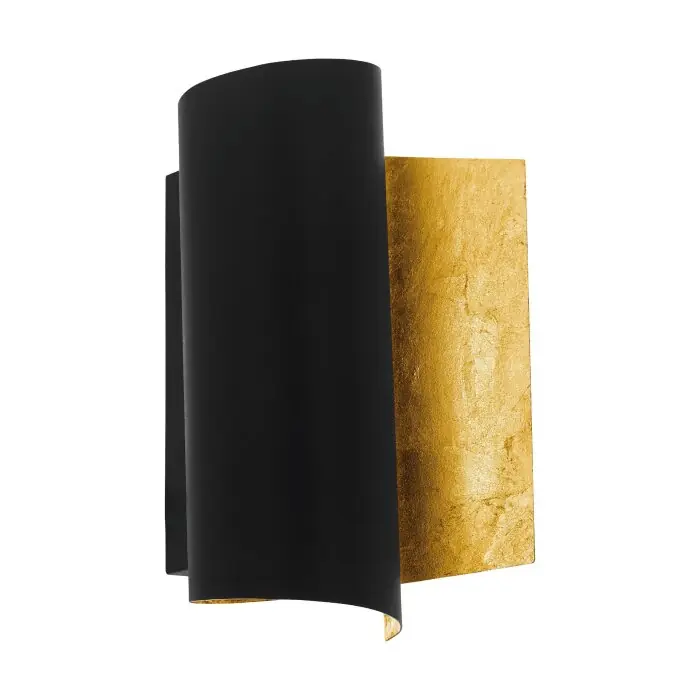 Eglo FALICETTO Aplique dorado, Negro, 1 luz Precio Económico