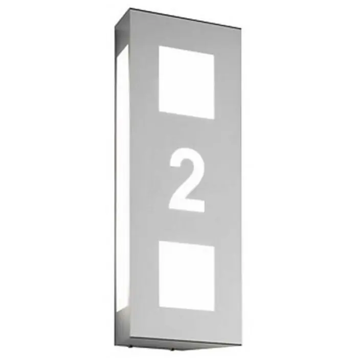 Bestseller Cmd Aqua Trilo Aplique Color acero inoxidable, 2 luces