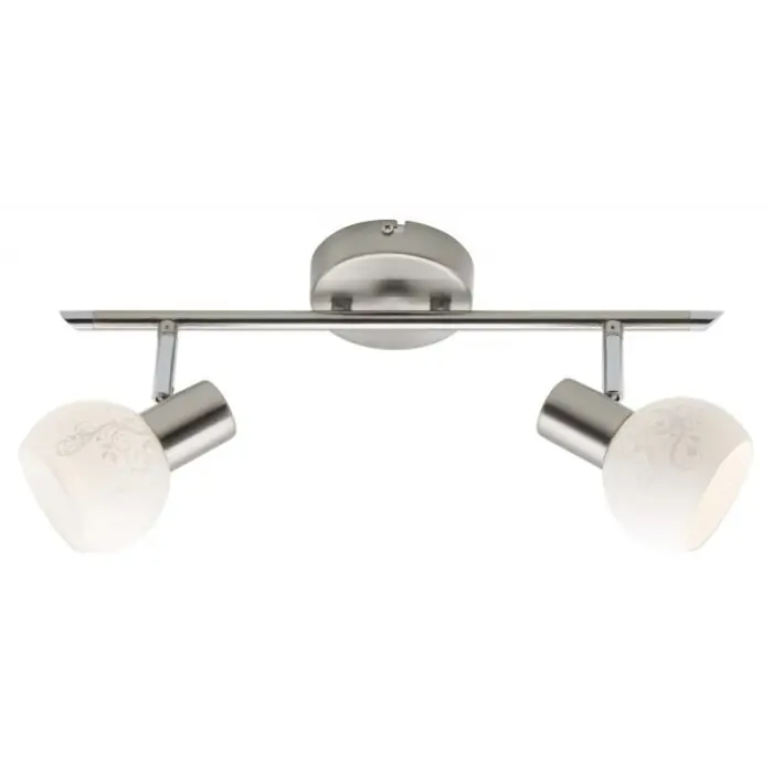 A Buen Precio Brilliant Bona Lámpara de techo Blanca, 2 luces