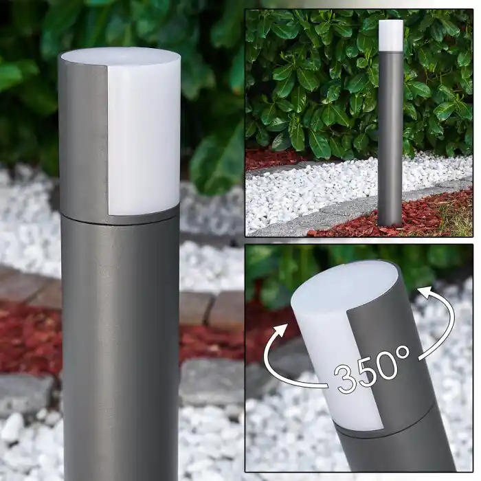 Oferta Baulund Poste de Jardín LED Antracita, 1 luz