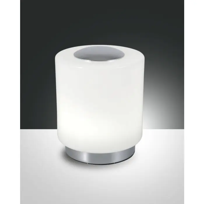 Precio De Oferta Fabas Luce Simi Lámpara de Mesa LED Cromo, 1 luz