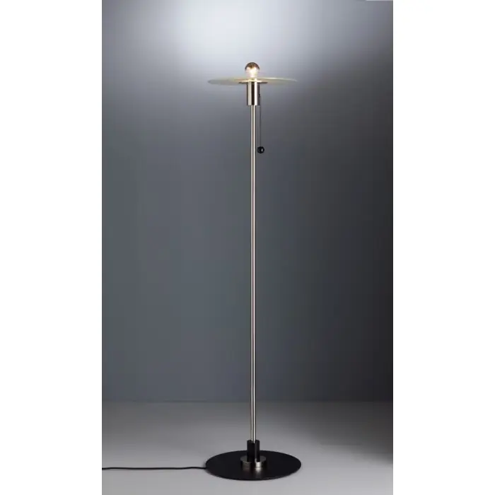 Súper Precio Tecnolumen BST 23 Lámpara de pie Níquel-mate, Negro, 1 luz
