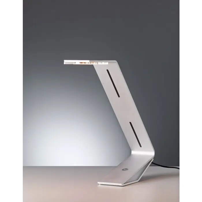 Tecnolumen Flad Lámpara de mesa LED Gris, Plata, 1 luz Stock Limitado