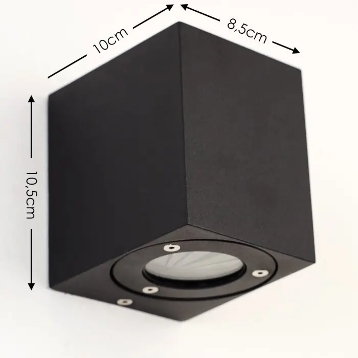 Orsa Aplique para exterior LED Negro, 2 luces Precio Económico