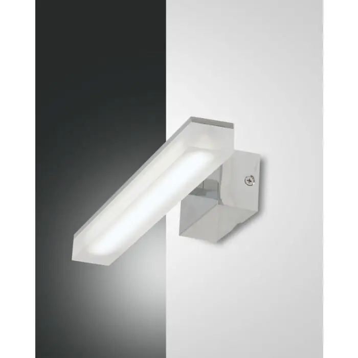 Alta Calidad Fabas Luce Saura Aplique LED Cromo, 1 luz