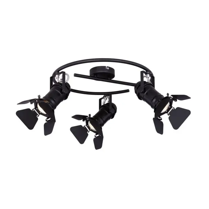 Proyector Globo EGON Negro, 3 luces Última Versión