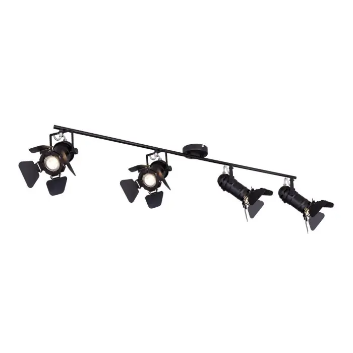 Rebajas Proyector Globo EGON Negro, 4 luces