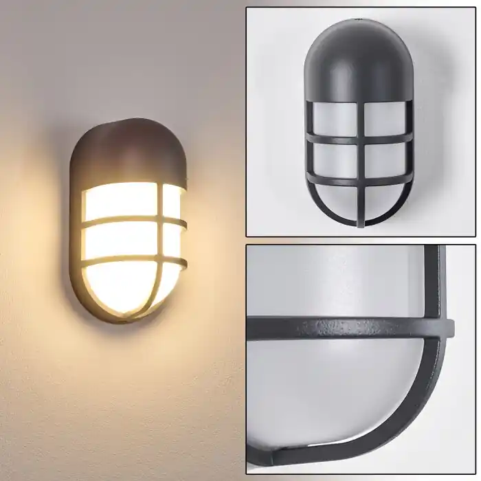 Últimas Unidades Kyrenia Aplique para exterior LED Antracita, 1 luz