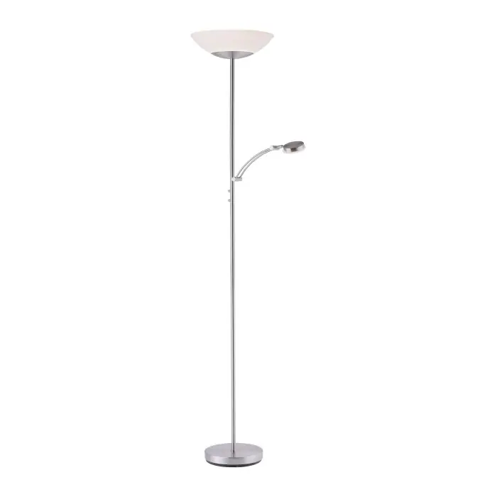 Certificado Lámpara de Pie Paul Neuhaus ALFRED LED Color acero inoxidable, 1 luz