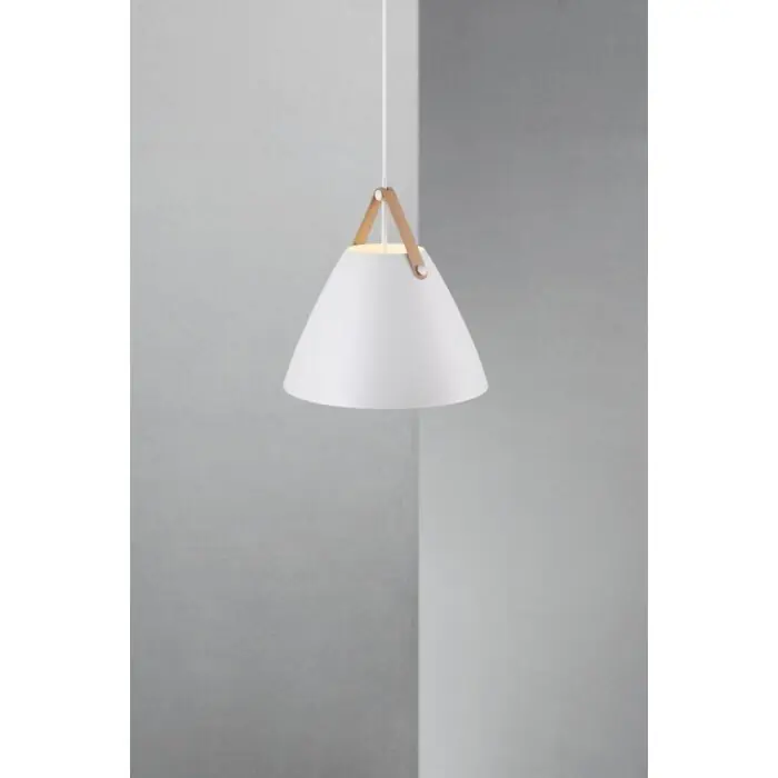 Popular STRAP36 Lámpara Colgante diseñada por Nordlux Blanca, 1 luz
