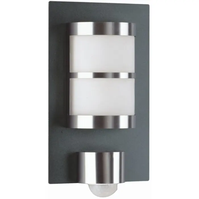 Albert 144 Aplique para exterior Antracita, 1 luz, Sensor de movimiento Oferta Flash