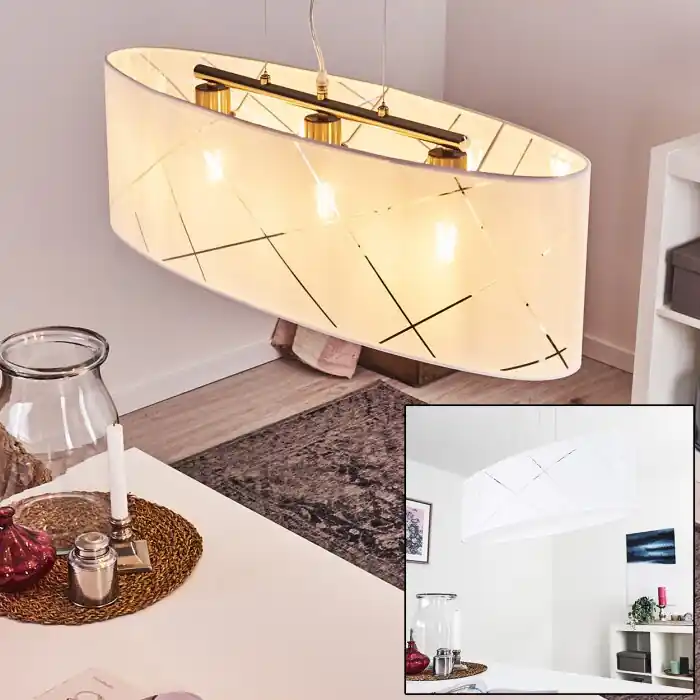Corfu Lámpara Colgante Plata, 3 luces A Buen Precio