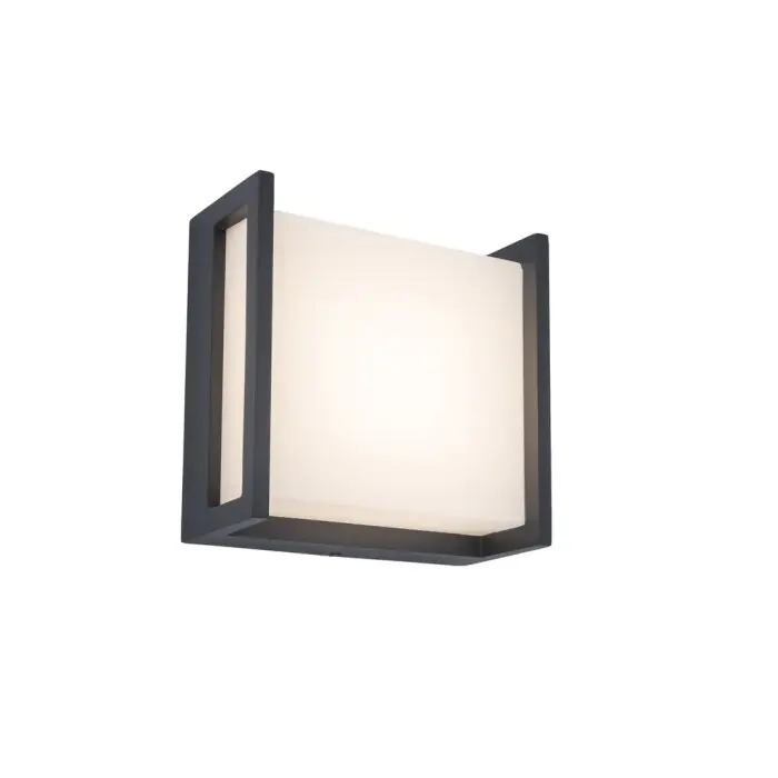 A Buen Precio Lutec QUBO Aplique para exterior Antracita, 1 luz