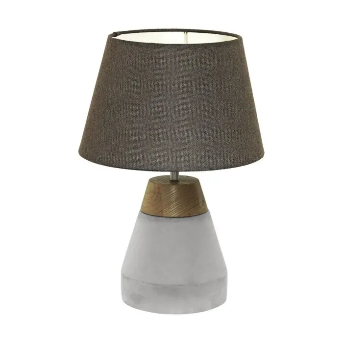 Promoción Exclusiva Eglo TAREGA Lámpara de mesa Marrón, Gris, 1 luz