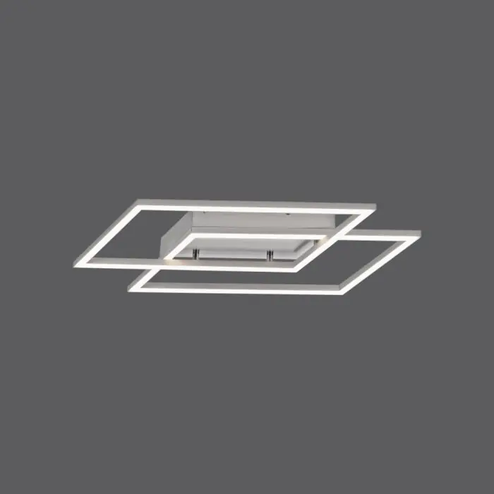 Envío Exprés Paul Neuhaus INIGO Lámpara de Techo LED Color acero inoxidable, 2 luces