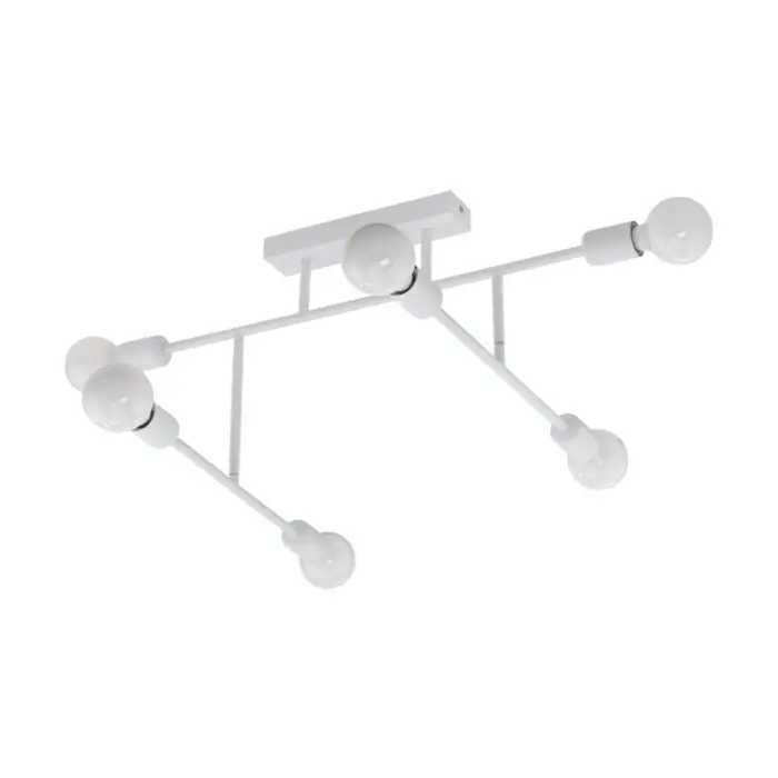 Eglo BELSIANA Lámpara de Techo Blanca, 6 luces Oferta Limitada