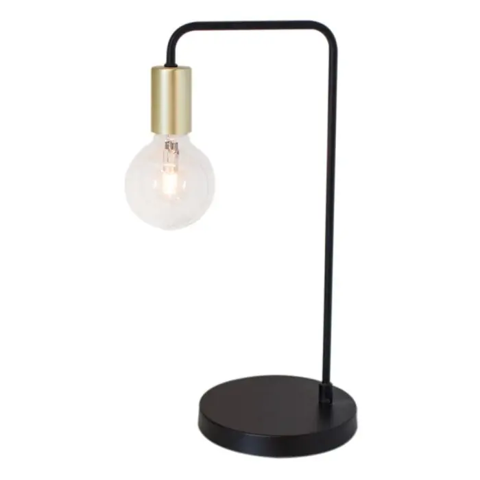 Lámpara de Mesa By Rydens Fondi Negro, 1 luz Ocasión Especial