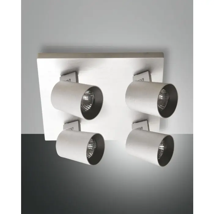 Favorito De Clientes Fabas Luce Modo Lámpara de Techo Aluminio, 4 luces
