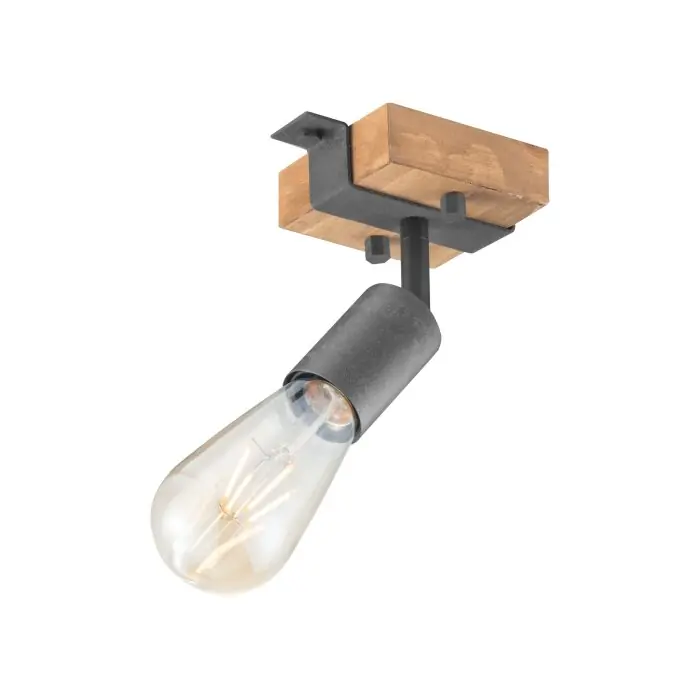 Alta Calidad Leuchten-Direkt SLAT Lámpara de techo o pared Marrón, Madera oscura, 1 luz
