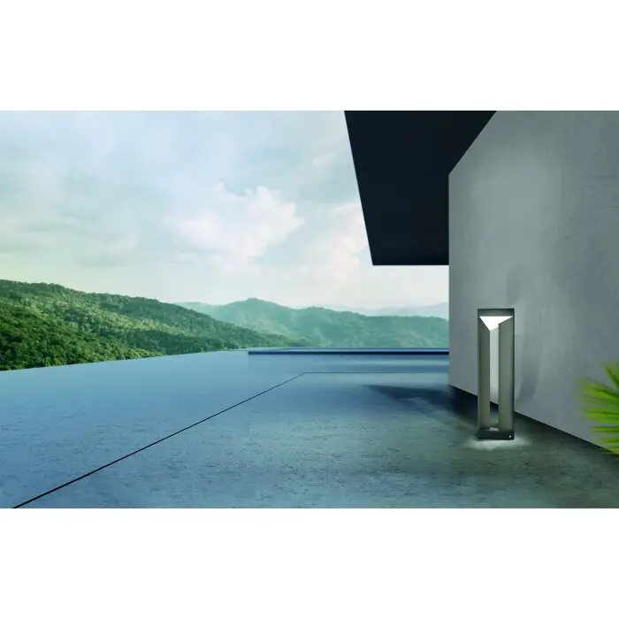 Venta Final Eglo NEMBRO Poste de Jardín LED Negro, 1 luz